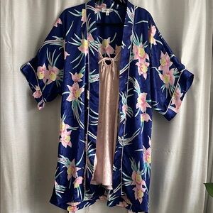 Christian Dior Floral Kimono Robe and gown